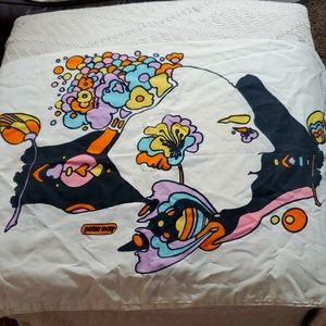 Peter Max pillowcase and single flat sheet